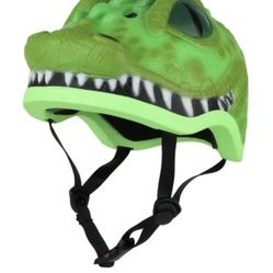 CredHedz Crocodile Kids Bike Helmet & Skateboard Helmet, for Ages 5+