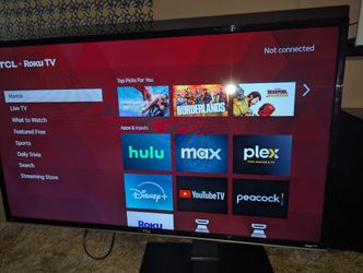 40in TCL Roku TV with Sliding Swivel Stand - $50