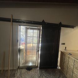 32 X 90 Sliding Bar Door 12 Foot Bracket 
