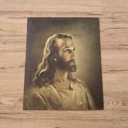 1941 Lithograph of Jesus
