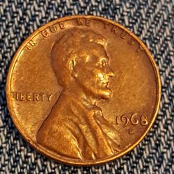 1968 D BRN LINCOLN MEMORIAL PENNY ERRORS:
