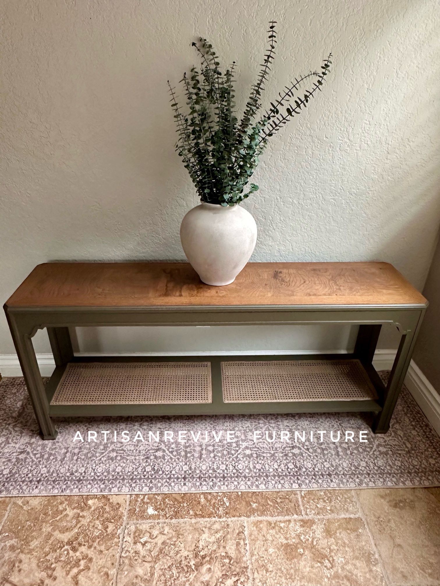Vintage Drexel Heritage Console-Entryway-Sofa Table