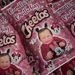 Minnie Mouse Custom Chip Bags