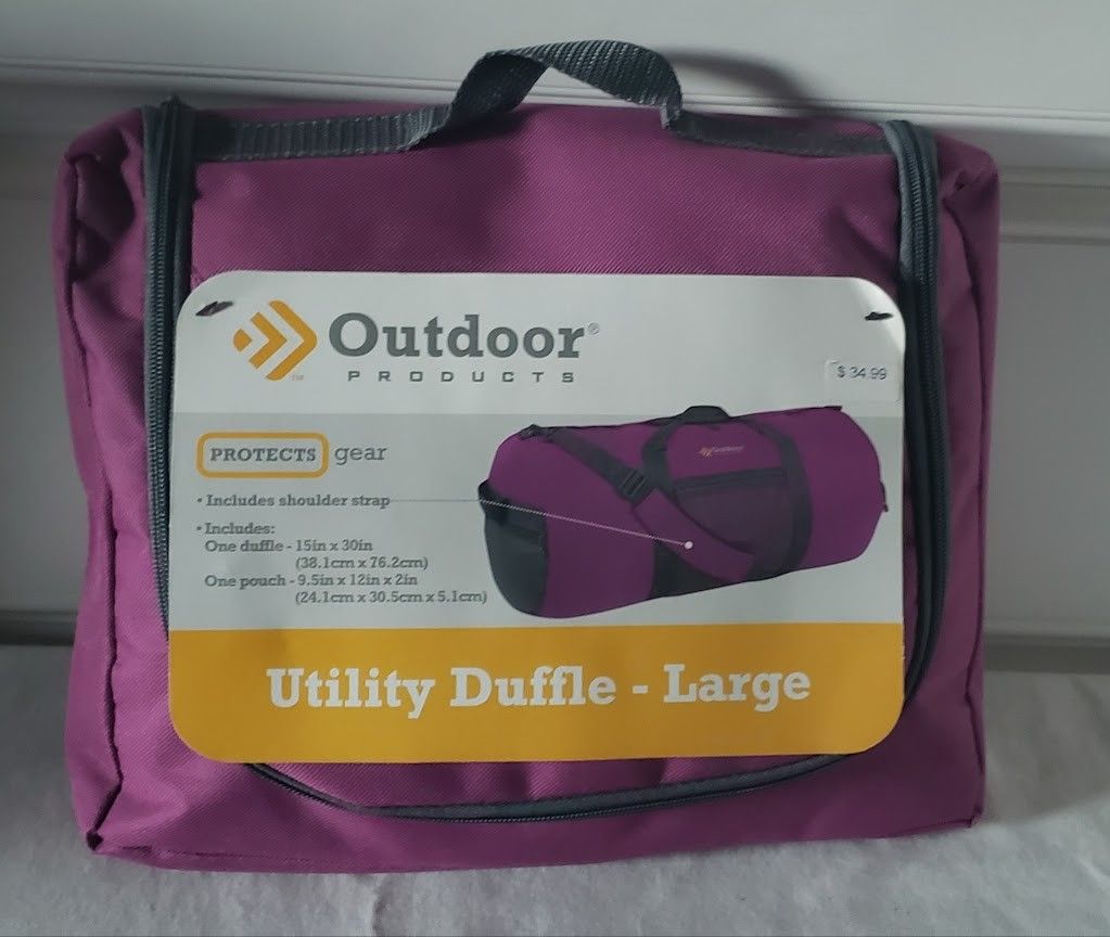 Outdoor Products Utility Duffle Bag, Large