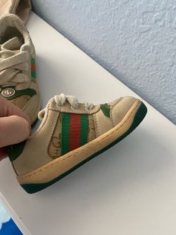 100% Authentic Gucci Toddler Screener sneakers Size 6 US.  $150