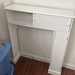  White Over The Toilet  Cupboard Moving Sale