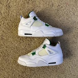 Used No Box Size 12 - Air Jordan 4 Metallic Green 