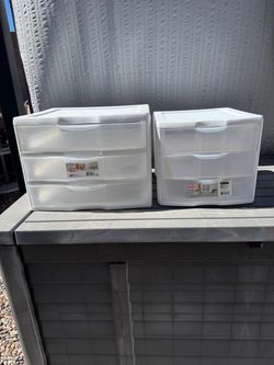 Sterilite drawer storage containers