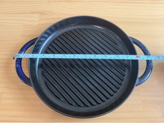 Staub 12-inch Enameled Cast Iron Grill Pan