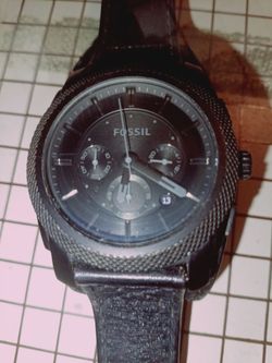 Fossil Chronograph Watch All Black