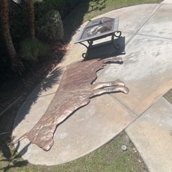 9 foot metal cow