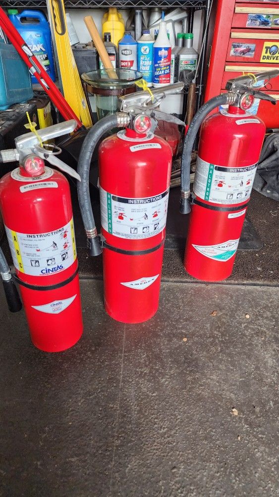 3 Fire Extinguishers