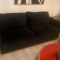 Black And Gold Sofa