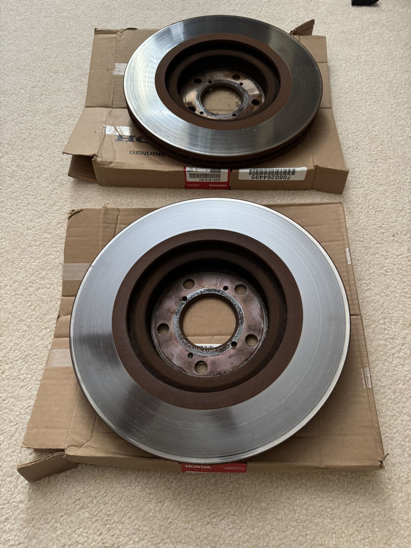 2009 - 2015 Honda Pilot Front Disk Rotor Set