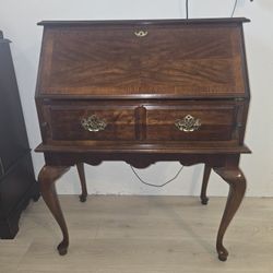 Antique Cherry Wood Writing Secretary Deak