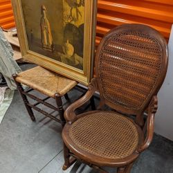 Cane Back Rocking Chair