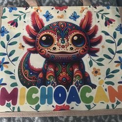 Axolotl bag from Michoacán