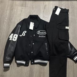 Jacket Bomber & Cargo Pants