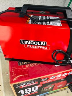 Lincoln Electric Weld-Pak 180 Amp MIG Flux-Core Wire Feed Welder, 230V, Aluminum Welder with Spool Gun sold separately