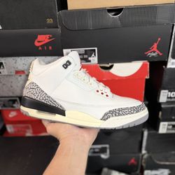 Jordan White Cement Reimagined 3s size 10 VNDS