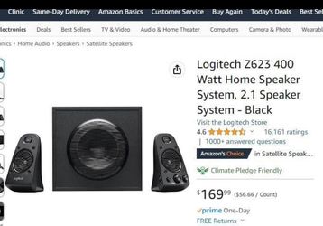 Logitech Z623 Speakers
