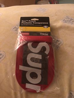 Supreme sealline pouch large red