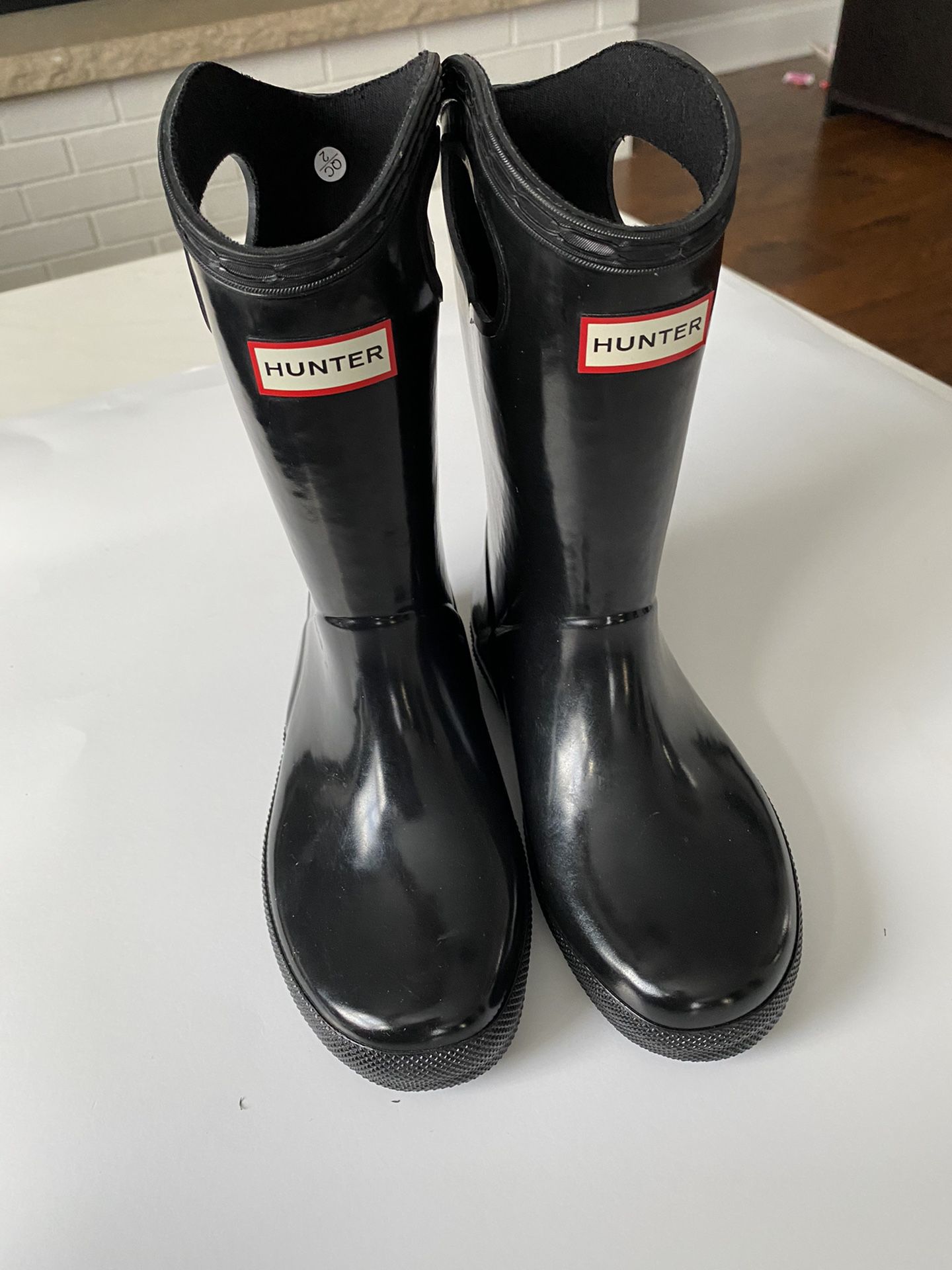 Hunter Kids Rain Boots Girls Size 1 