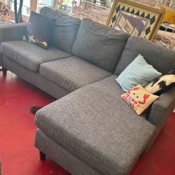 Gray Sectional Couch Small