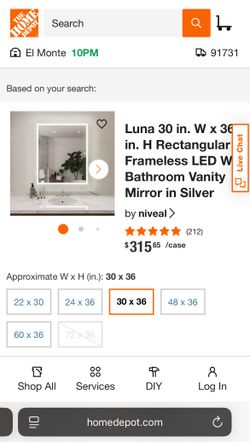 Led Bathroom Vanity Mirror