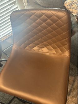 3 Bar stool chairs dark brown