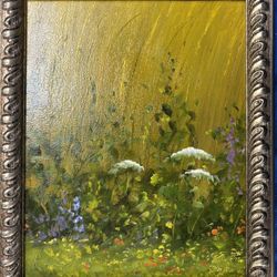 Wild Flowers Oil Painting
