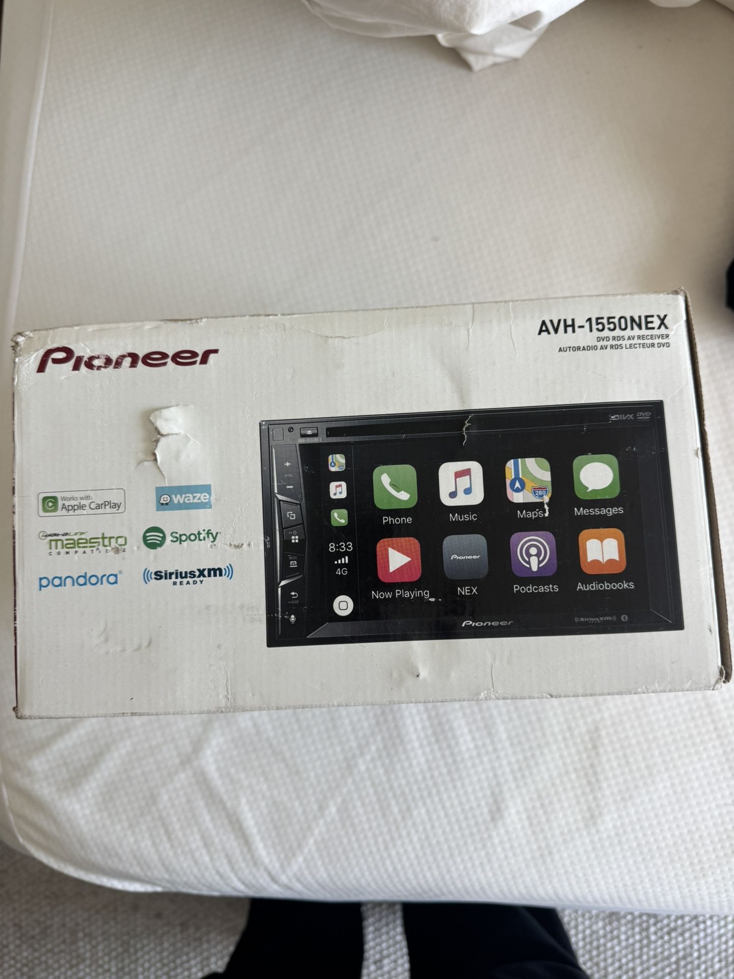 Pioneer CarPlay Receiver AVH-1550NEX DVD