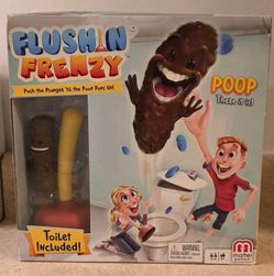 *New* Rare Mattel Flushin Frenzy Game Out Of Print