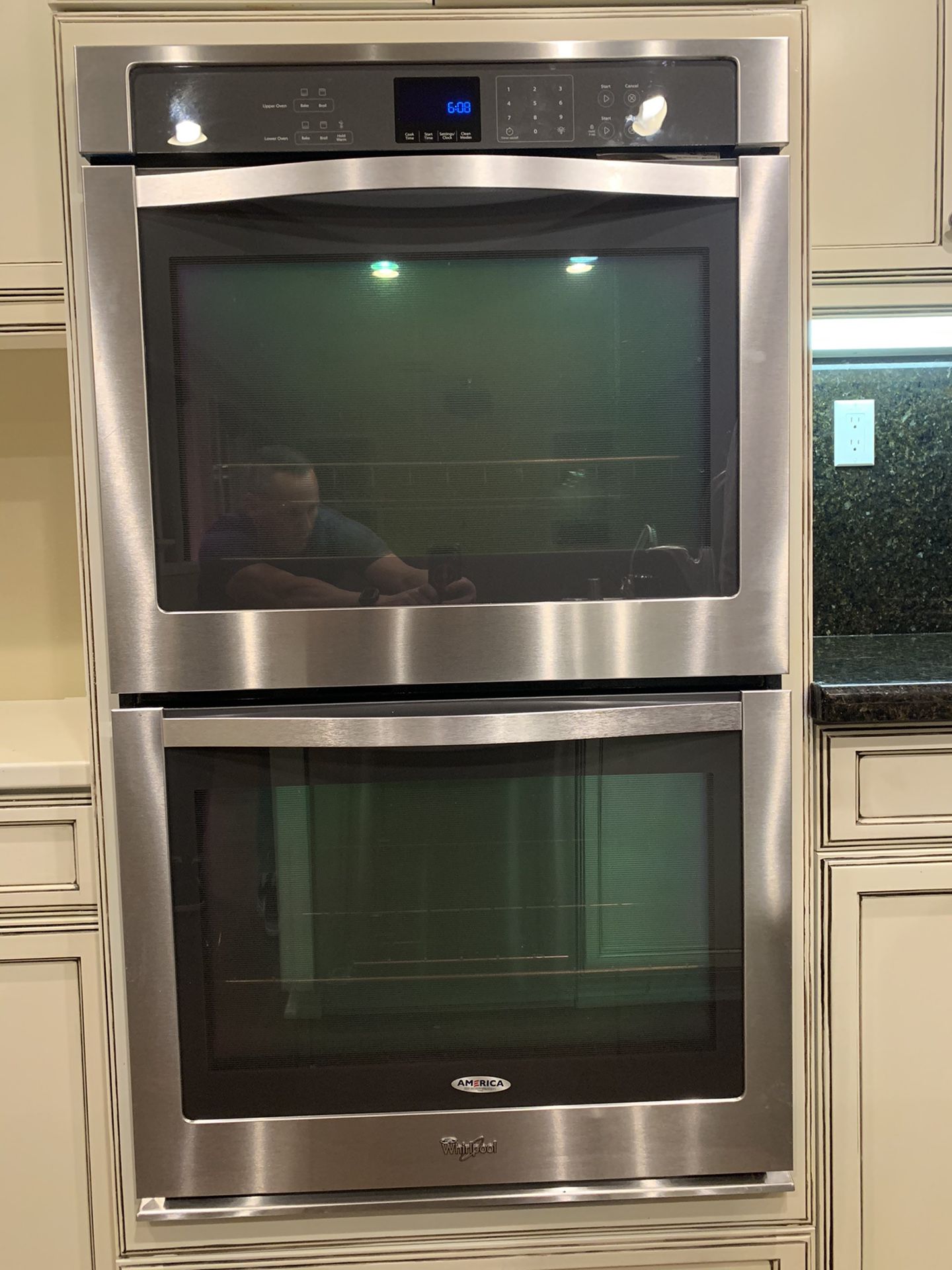 Whirlpool double oven, 36” stovetop (hood included) and matching dishwasher. All stainless steel and in amazing condition.