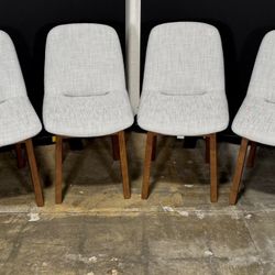 Rove Concepts Aubrey Dining Chairs (Set of 6, Dove Color)