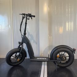 Electric scooter with big tires
