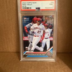 2023 Topps Now Mike Trout Blue /49