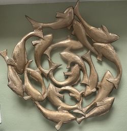 Brass Fish Sculpture
