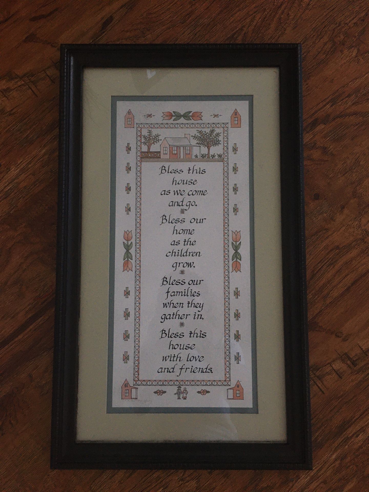 Wall art blessings for the home