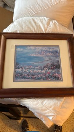 Betty Hay Freeland “Kula in Bloom” Hawaiian Art Lithograph – Signed/Inscribed & Framed