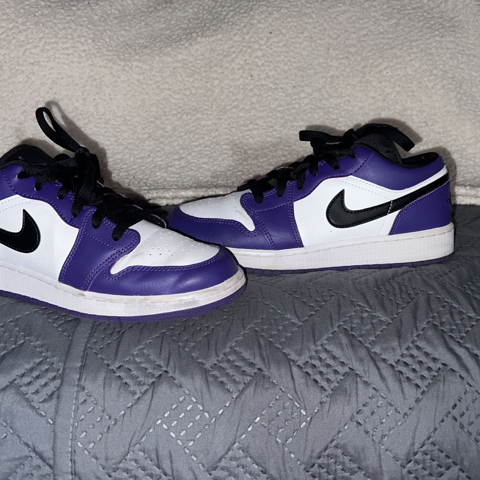 Purple Nike Jordan Low Dunks