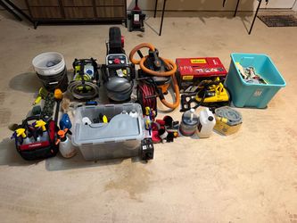 Car Detailing Equipment and Supplies Lot