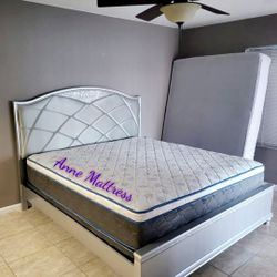 NEW KING PILLOW TOP MATTRESS AND BOX SPRING