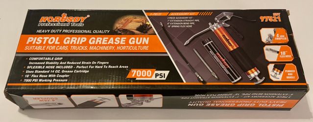 HORUSDY Pistol Grip Grease Gun (New)