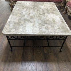 Marble coffee table
