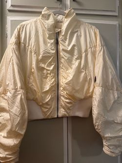 Free people cream puffer