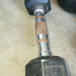 Single 5 Lb Dumbbell