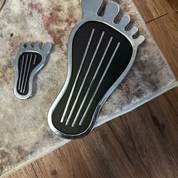 Foot stamp gas pedal