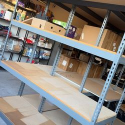 Warehouse Quality Garage Storage Rack Shelving 72 in Width 24 inch deep,