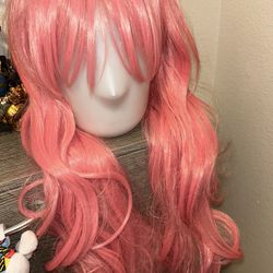 28 Inch Pink Wig